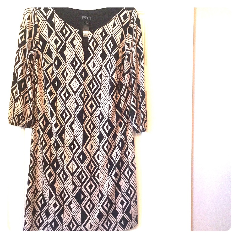 Black and Tan Business Casual Dress